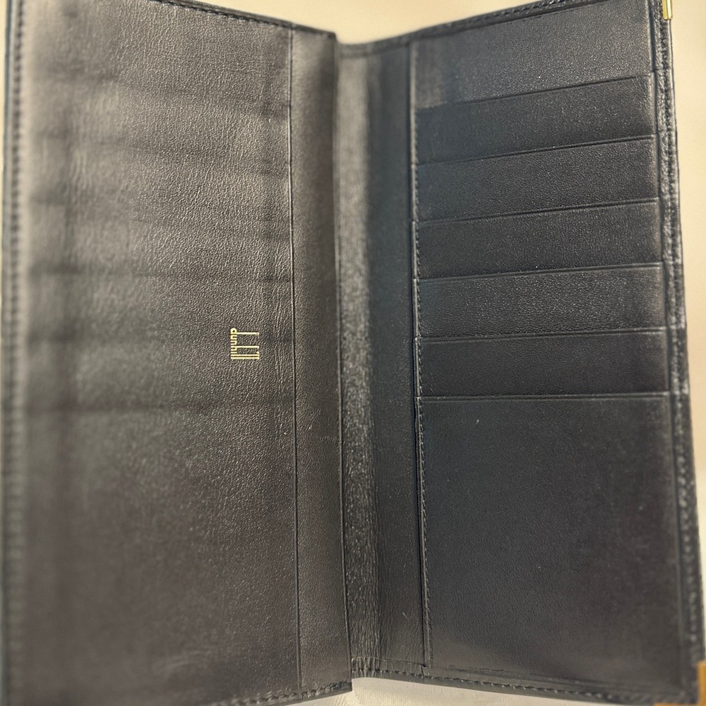 Dunhill Black Leather Wallet - UNISEX - Picture 3 of 11